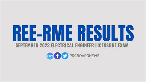 prc electrical engineering result|REE, RME RESULT: September 2023 Electrical Engineering .